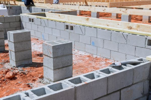 Cement Block Installation in Hayden