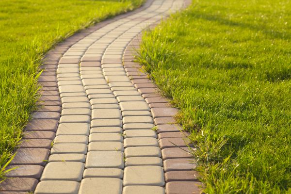 Sidewalk Brick Repair in Hayden