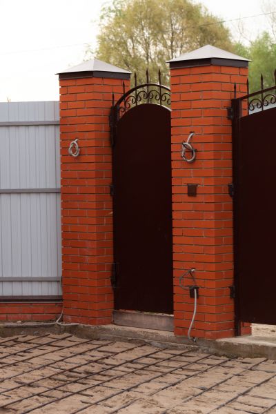 Brick Columns Installation in Hayden