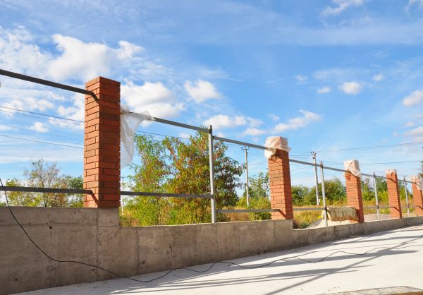 Brick Pillar Installation in Hayden