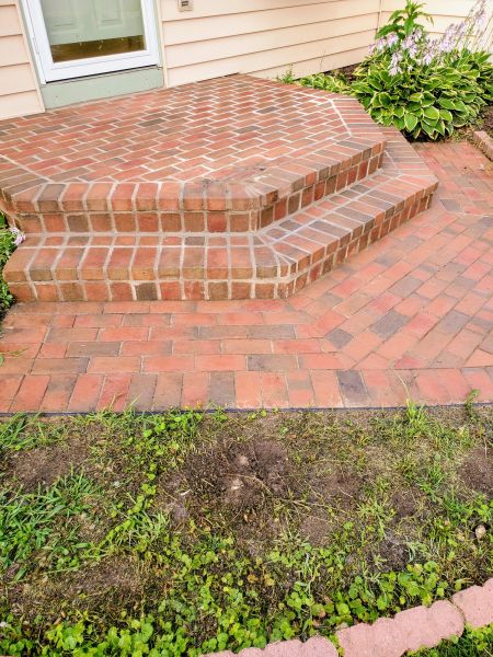 Brick Stoop Repair in Hayden